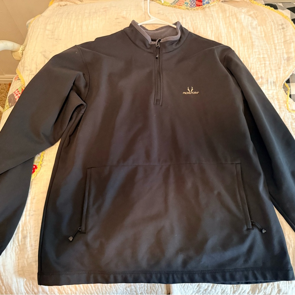 Adidas Black Quarter-Zip Pullover